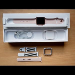 Apple Watch Series 3 Pink Sand Sport Band